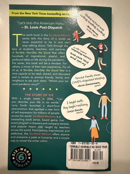 Six-Word Memoirs: A Terrible, Horrible, No Good Year - Picture 3 of 3